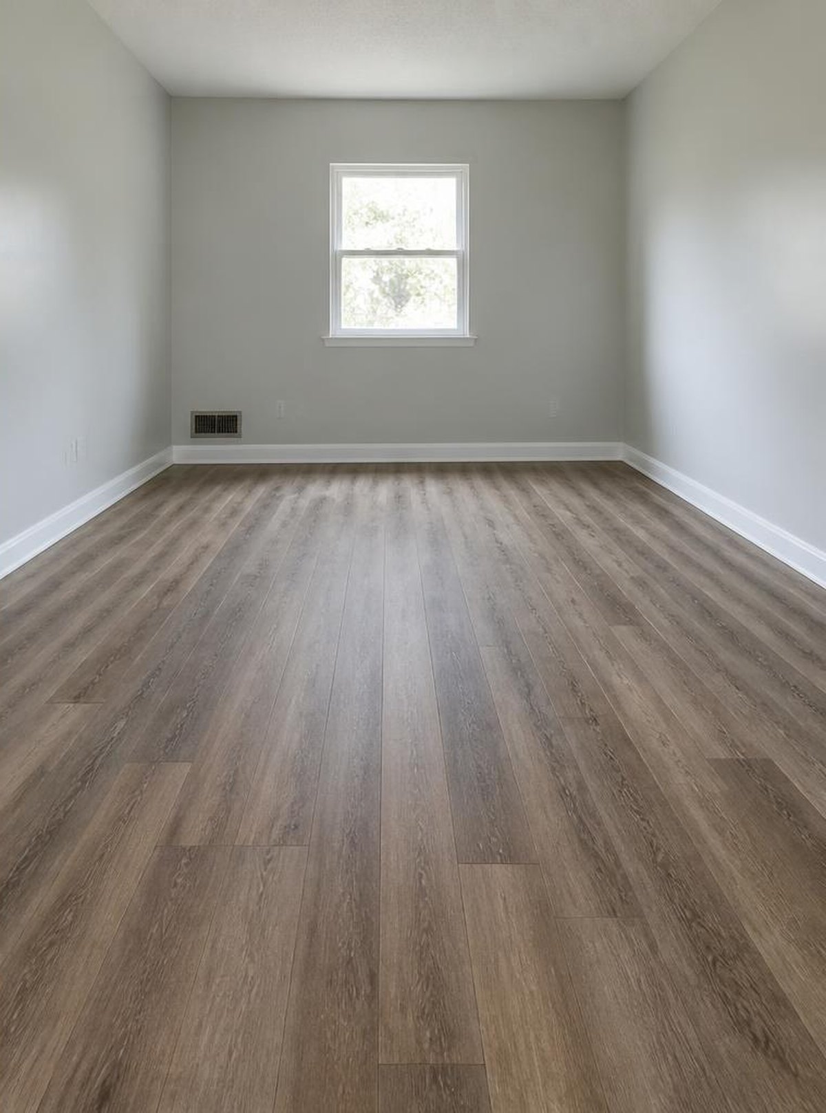 Carpet to luxury vinyl plank after completion