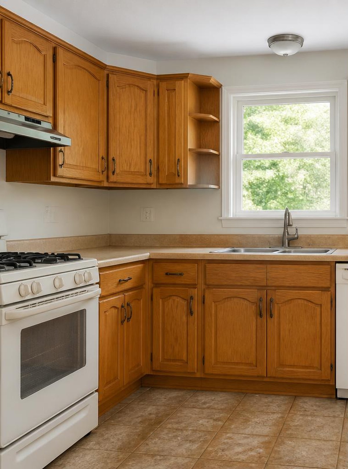 Kitchen cabinet refresh before work started